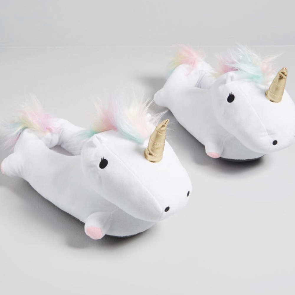 Unicorn light my life slippers